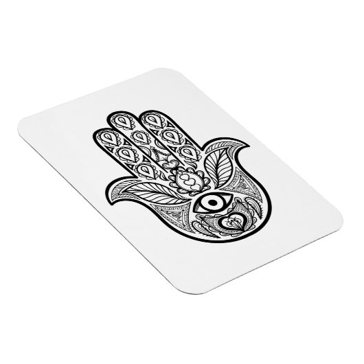Geïnspireerde hamsa hand magneet (Rechterzijde)