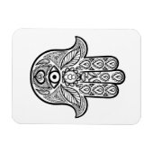 Geïnspireerde hamsa hand magneet (Horizontaal)