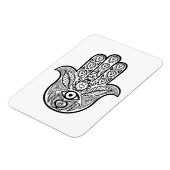 Geïnspireerde hamsa hand magneet (Linkerzijde)