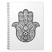 Geïnspireerde hamsa hand notitieboek (Voorkant)