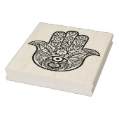 Geïnspireerde hamsa hand rubberstempel (Stempel)