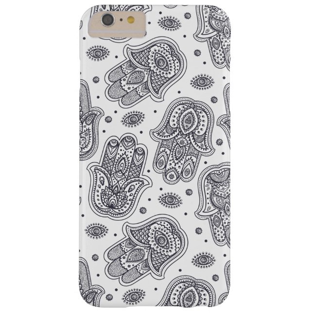 Geïnspireerde hand Drawn Hamsa Case-Mate iPhone Case (Achterkant)