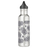 Geïnspireerde hand Drawn Hamsa Waterfles (Links)