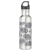 Geïnspireerde hand Drawn Hamsa Waterfles (Voorkant)