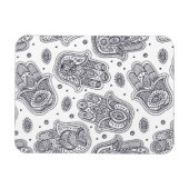 Geïnspireerde Hand getrokken Hamsa Magneet (Horizontaal)