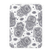 Geïnspireerde Hand getrokken Hamsa Magneet (Verticaal)