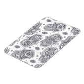 Geïnspireerde Hand getrokken Hamsa Magneet (Linkerzijde)