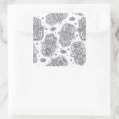 Geïnspireerde Hand getrokken Hamsa Vierkante Sticker (Tas)