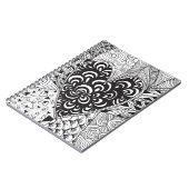 Geïnspireerde Hart Doodle Notitieboek (Linkerzijde)