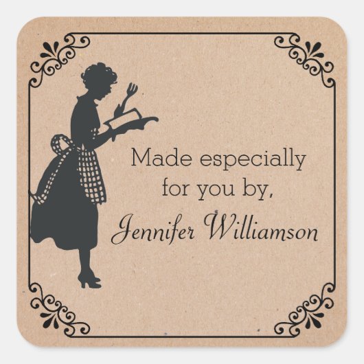  geïnspireerde Home Made Label Sticker (Voorkant)