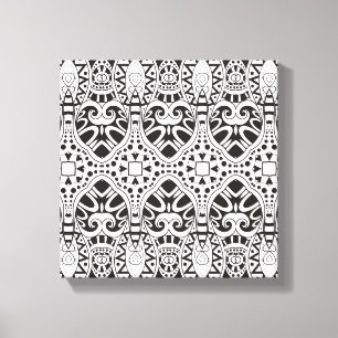 Geïnspireerde illustratie 6 canvas afdruk