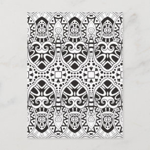 Geïnspireerde illustratie briefkaart