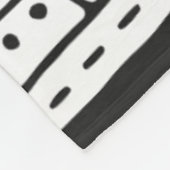 Geïnspireerde Indiase Abstracte figuren Fleece Deken (Hoek)
