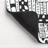 Geïnspireerde Indiase Abstracte figuren Muismat (Hoek)