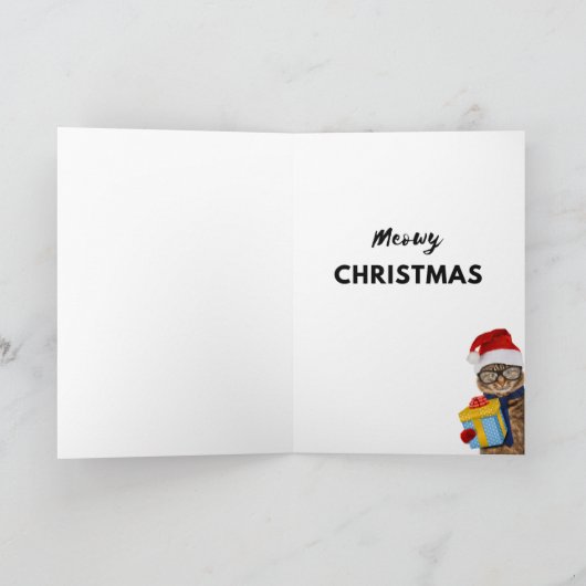  geïnspireerde kat Kaart (Binnen)