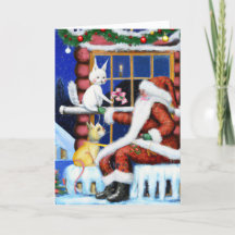  geïnspireerde kat Kaart