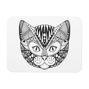 Geïnspireerde kat magneet