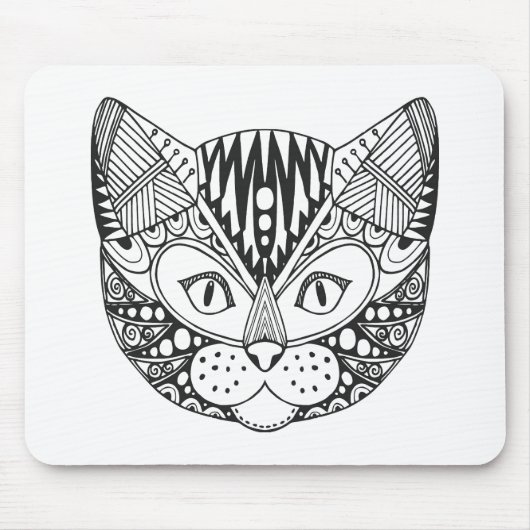 Geïnspireerde kat muismat (Voorkant)