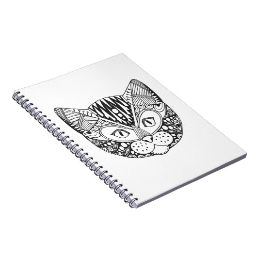 Geïnspireerde kat notitieboek (Rechterzijde)