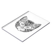 Geïnspireerde kat notitieboek (Linkerzijde)