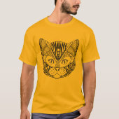 Geïnspireerde kat t-shirt (Voorkant)