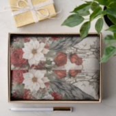  geïnspireerde kerst bloemenraven tissuepapier (Geschenk)