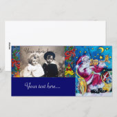 GEÏNSPIREERDE KERSTMAN FEESTDAGENKAART (Voorkant / Achterkant)