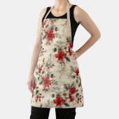  geïnspireerde kerstpoinsettias schort (Insitu)