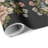  geïnspireerde klassieke bloemen elegant cadeaupapier (Rol Hoek)