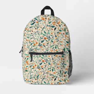 -geïnspireerde kleurrijke Paisley Leaf Pattern (3) Bedrukte Rugzak