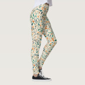-geïnspireerde kleurrijke Paisley Leaf Pattern (3) Leggings (Rechts)
