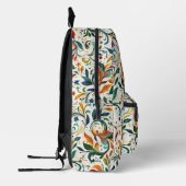 -geïnspireerde kleurrijke Paisley Leaf Pattern Bedrukte Rugzak (Links)