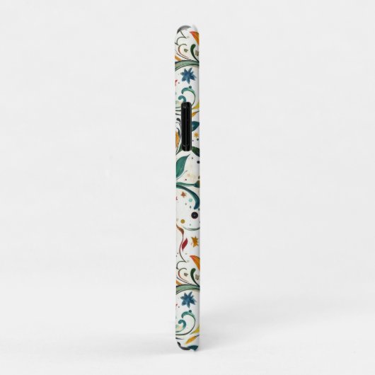 -geïnspireerde kleurrijke Paisley Leaf Pattern Case-Mate iPhone Case (Achterkant/rechts)