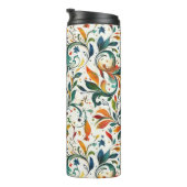 -geïnspireerde kleurrijke Paisley Leaf Pattern Thermosbeker (Geroteerd rechts)