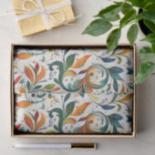-geïnspireerde kleurrijke Paisley Leaf Pattern Tissuepapier (Geschenk)