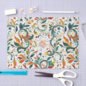 -geïnspireerde kleurrijke Paisley Leaf Pattern Tissuepapier (Craft)