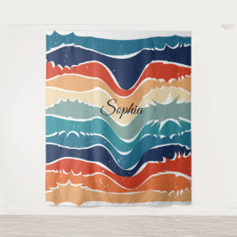 -geïnspireerde kleurrijke strepen ontwerp wandtapi wandkleed