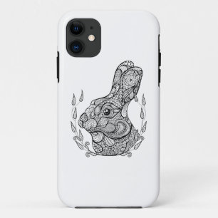 Geïnspireerde kop van konijn in krans Case-Mate iPhone case