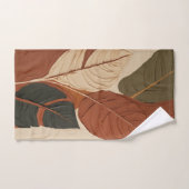 Geïnspireerde lagen | Moderne bladschilderkunst Bad Handdoek (Handdoek)