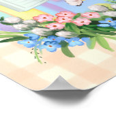  Geïnspireerde Lamb in Paaseieren Art Print (Hoek)