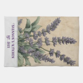 -geïnspireerde Lavendel Kruidenapotheker Theedoek (Horizontaal)