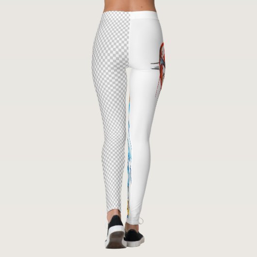 Geïnspireerde Leggings voor workout (Achterkant)