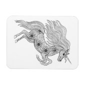 Geïnspireerde magische unicorn magneet (Horizontaal)
