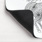 Geïnspireerde magische unicorn muismat (Hoek)