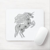 Geïnspireerde magische unicorn muismat (Met muis)