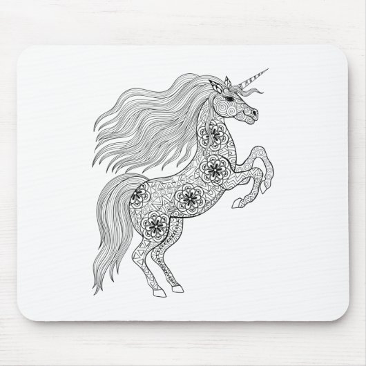 Geïnspireerde magische unicorn muismat (Voorkant)