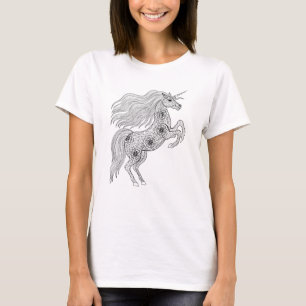Geïnspireerde magische unicorn t-shirt