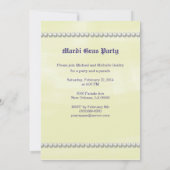  Geïnspireerde Mardi Gras Partij Kaart (Achterkant)