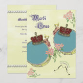  Geïnspireerde Mardi Gras Partij Kaart (Voorkant / Achterkant)