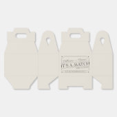 -geïnspireerde Matchbox Wedding Favoriete Box Bedankdoosjes (Ongevouwen)